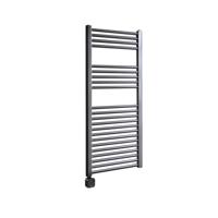 Electrische Wifi Radiator Sanicare HPW Carini 111,8x60 cm Gunmetal Met Thermostaat Zwart Linksonder Electrische Wifi Radiator Sanicare HPW Carini 111,8x60 cm Gunmetal Met Thermostaat Zwart Linksonder
