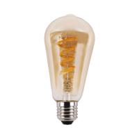 Zigbee e27 spiraal filament lamp dual white st64 amberkleurig - thumbnail