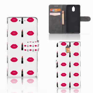 Nokia 3.1 (2018) Telefoon Hoesje Lipstick Kiss