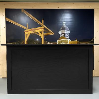 Bar Amsterdam - Zwarte bar / balie / toonbank