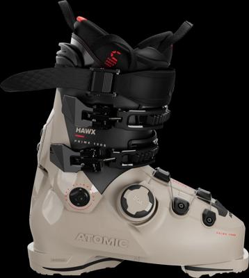Atomic Hawx Prime 130 S BOA Skischoen Cement/Black/Red 31/31,5