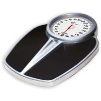 Mechanische personenweegschaal LITTLE BALANCE 8182 PRO M 200, 200 kg / 1 kg, Groot scherm, Professioneel, Zwart & Chroom
