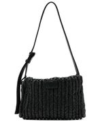 Nanushka sac porté épaule à design tressé - Noir - thumbnail