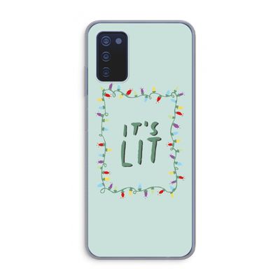 It's Lit: Samsung Galaxy A03s Transparant Hoesje
