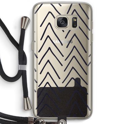Marrakech Arrows: Samsung Galaxy S7 Transparant Hoesje met koord
