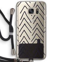 Marrakech Arrows: Samsung Galaxy S7 Transparant Hoesje met koord