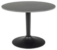 Salontafel Laurens Mat Zwart Keramiek Ø60cm - Giga Living