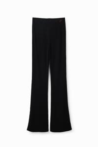 Elastische flared broek - BLACK - XL