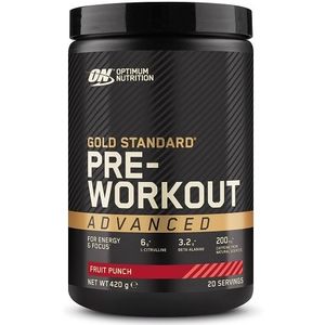 Optimum Nutrition Gold Standard Pre-Workout Advanced Poeder Fruitpunch 420 g 1 stuk(s)