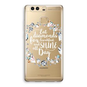 Diamonds: Huawei P9 Transparant Hoesje