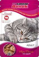 SUPER BENEK Rundvlees in saus - nat kattenvoer - 100 g