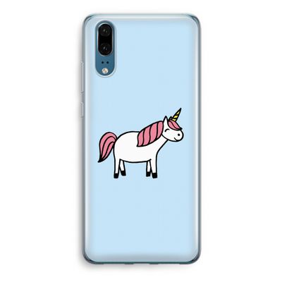Eenhoorn: Huawei P20 Transparant Hoesje