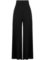 Rick Owens pantalon palazzo à taille haute - Noir