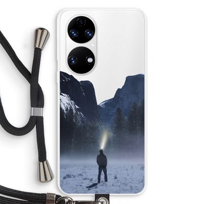 Wanderlust: Huawei P50 Transparant Hoesje met koord