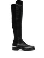 Stuart Weitzman cuissardes 5050 40 mm en cuir - Noir - thumbnail