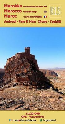 Wegenkaart - landkaart K15 Amtoudi / Fam El Hisn / Ifrane / Taghjijt | Huber Verlag