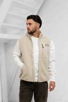 Enfance Fleece Bodywarmer Heren Beige - Maat L - Kleur: Beige | Soccerfanshop