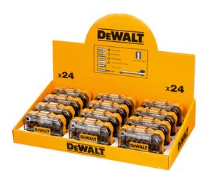 DeWalt Accessoires Display 12x 32-delige doppen-/schroefbitset - DT71516M-QZ - DT71516M-QZ