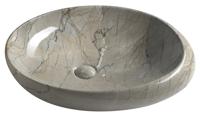Keramische Opbouw Waskom Sapho Dalma 68x44 cm Grijs