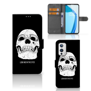 Telefoonhoesje met Naam OnePlus 9 Skull Eyes