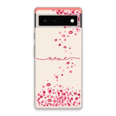 Hartjes en kusjes: Google Pixel 6 Transparant Hoesje