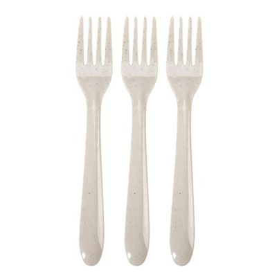 Camping/bbq gourmet bestek 24x stuks vorken bio/eco verantwoord