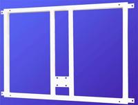 SUPPORT METAL FOR SUJECCION BOARD AND RING MINIBASKET TO THE WALL