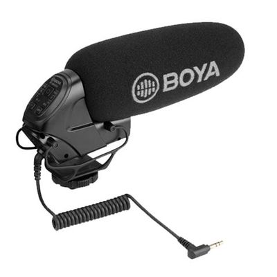 Boya video camera shotgun richtmicrofoon by-bm3032