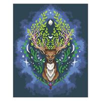 Ravensburger creart schilderen op nummer - pixie cold: mystic deer