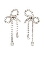 Jennifer Behr boucles d'oreilles Mirabelle ornées de cristal - Blanc