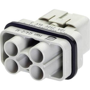 Harting 09120063041 Pin-inzetstuk Han® Q 4 + 2 + PE Crimpen 1 stuk(s)