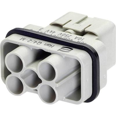 Harting 09120063041 Pin-inzetstuk Han® Q 4 + 2 + PE Crimpen 1 stuk(s)