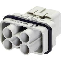 Harting 09120063041 Pin-inzetstuk Han® Q 4 + 2 + PE Crimpen 1 stuk(s)