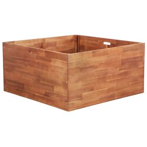 VidaXL Plantenbak verhoogd 100x100x50 cm acaciahout