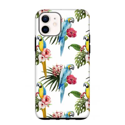 Kleurrijke papegaaien: iPhone 12 mini Tough Case