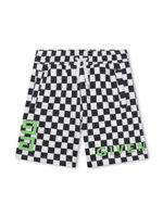 Givenchy Kids short à carreaux - Noir