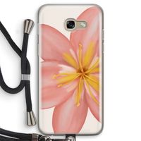 Pink Ellila Flower: Samsung Galaxy A5 (2017) Transparant Hoesje met koord