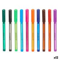 Set Balpennen Pincello Blauw Zwart Rood Groen Multicolour Oranje Paars Licht Blauw Donkergroen (12 Stuks)