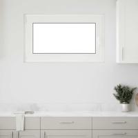 Kelderraam "RISOR" 100x70 cm draai-kiep DIN links antraciet