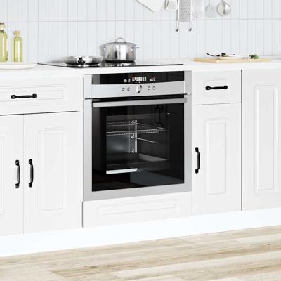 Ovenkast Kalmar bewerkt hout wit Ovenkast Kalmar bewerkt hout wit