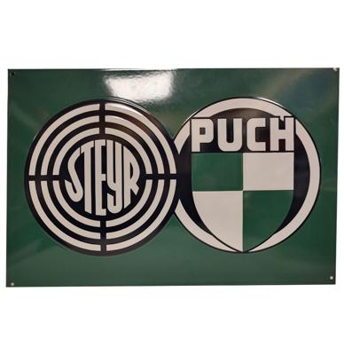 Steyr Puch Emaille Bord - 60 x 40 cm