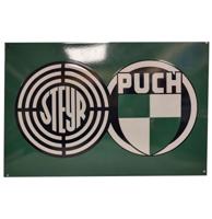 Steyr Puch Emaille Bord - 60 x 40 cm