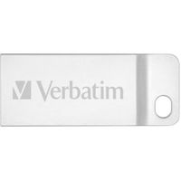 Verbatim Metal Executive 16GB USB Stick - Zilver Verbatim Metal Executive 16GB USB Stick - Zilver