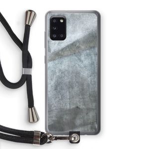 Grey Stone: Samsung Galaxy A31 Transparant Hoesje met koord
