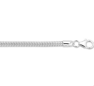 Ketting Slangschakel zilver 3,2 mm x 50 cm
