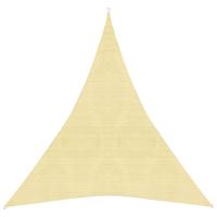VidaXL Zonnezeil 160 g/m² 5x7x7 m hdpe beige