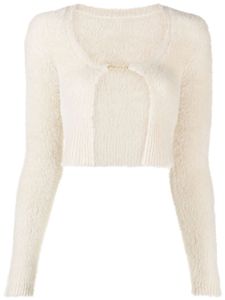 Jacquemus cardigan La maille Neve Manches Longue - Tons neutres