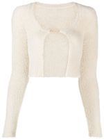 Jacquemus cardigan La maille Neve Manches Longue - Tons neutres