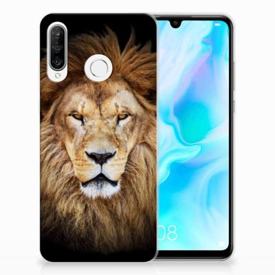 Huawei P30 Lite | TPU Hoesje | Leeuw
