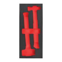 Milwaukee Empty 2 pc BallPeen & Dead blow hammer Foam set Lege Foam inlay hamer set 2 (2-delig) - 4932493683